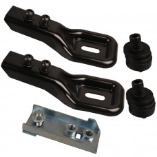 Front Seat Lower bracket Block compatible with Jeep Wrangler JL JLU 2018-UP and Gladiator JT 2018-UP, Rear Drop Adjustable 1"-2" Spacer Blocks Slammer Lift Riser,Comfort for taller people (1 seat)