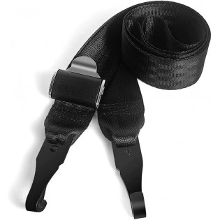 Baby car seat fixing strap with LATCH interface